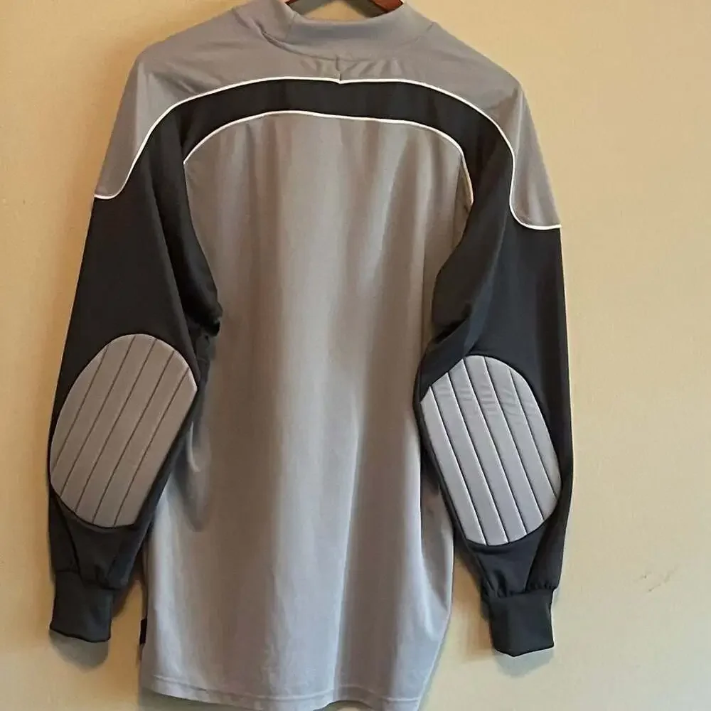 Vintage Adidas Clima365‎ Padded Goalkeeper Jersey Grey Size L